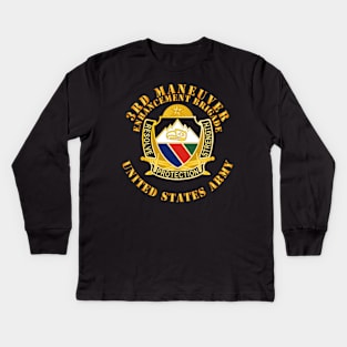 3rd Maneuver Enhancement Brigade - DUI - US Army Kids Long Sleeve T-Shirt